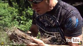 フリーザーバッグ火起こし