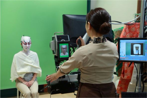 歌舞伎 隈取化粧体験 スタジオアリス 連獅子