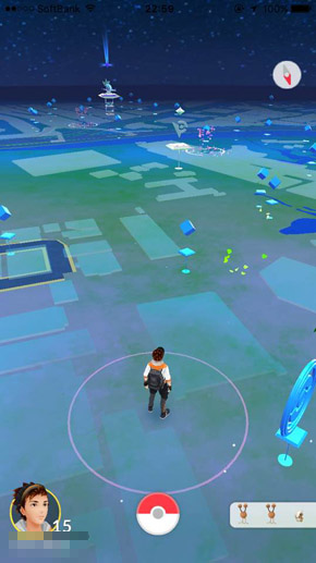 ポケモンGO地図バグ？