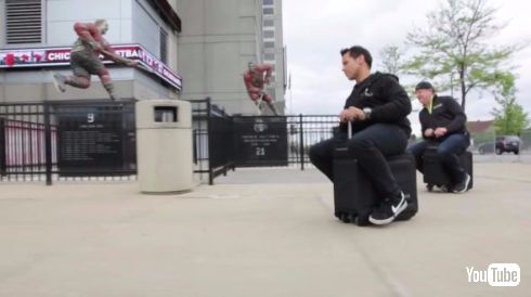 Modobag クラウドファンディング 乗れる 電動 スーツケース