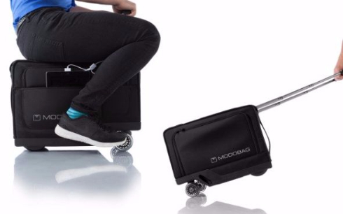 Modobag クラウドファンディング 乗れる 電動 スーツケース