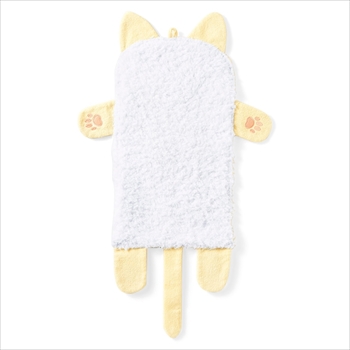 猫の胸毛タオル