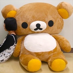 リラックマ実物大ぬいぐるみ