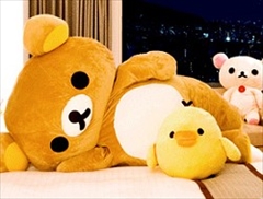 リラックマ実物大ぬいぐるみ