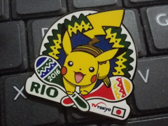テレビ東京の“ピカチュウ”ピンバッジがリオ五輪会場で大人気