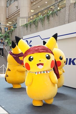 ピカチュウ大量発生中