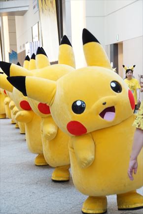 ピカチュウ大量発生中