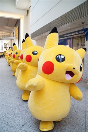 ピカチュウ大量発生中