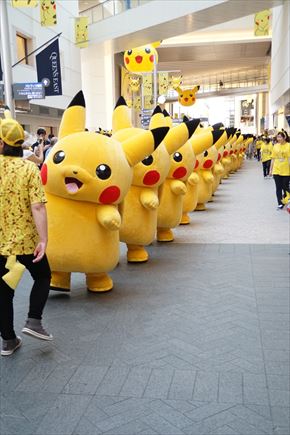 ピカチュウ大量発生中