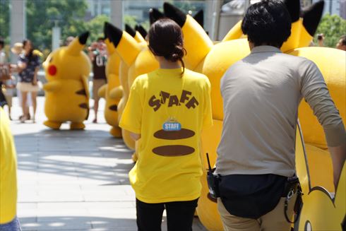 ピカチュウ大量発生中