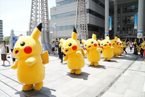 ピカチュウ大量発生中