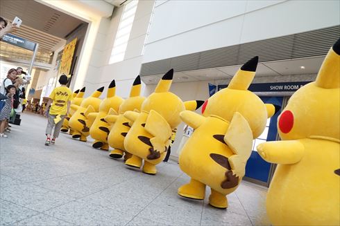 ピカチュウ大量発生中