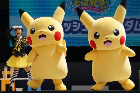 ピカチュウ大量発生中