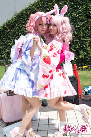 コミックマーケット コミケ 90 コスプレ オリジナル 和装 うさぎ