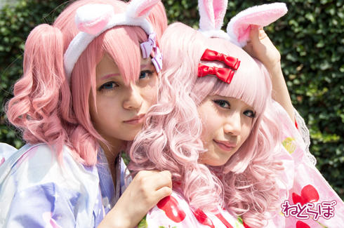 コミックマーケット コミケ 90 コスプレ オリジナル 和装 うさぎ アップ