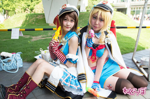 コミックマーケット コミケ 90 コスプレ ラブライブ 小泉花陽 絢瀬絵里