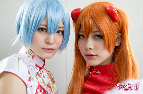 コミックマーケット コミケ 90 コスプレ レイ アスカ チャイナ服