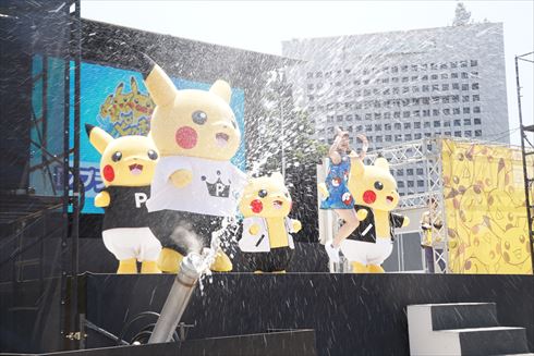 ピカチュウ大量発生チュウ！〜今度はぬれるんだって？？？〜