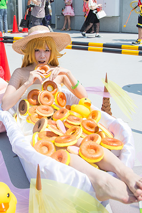 ドーナツ風呂ver.の忍野忍