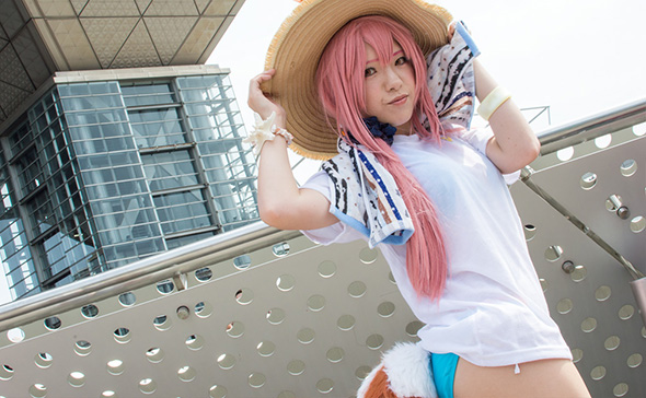 振り向き美少女！