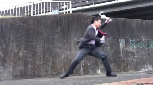 傘 アクション サラリーマン Twitter