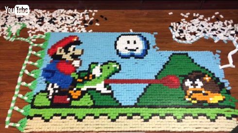 スーパーマリオワールド ドミノ