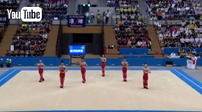 鹿児島実業男子新体操部 2016 インターハイ ライザップ とにかく明るい安村