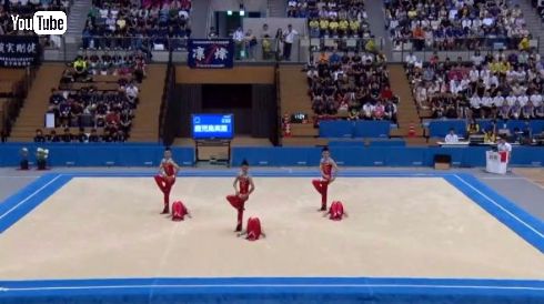 鹿児島実業男子新体操部 2016 インターハイ ライザップ とにかく明るい安村