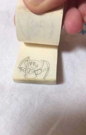 パラパラ漫画 ベテランアニメーター 父