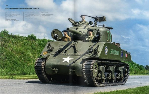 こちらは「1944 CHRYSLER M4 SHERMAN “105 ”」