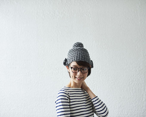 らほつニットキャップ