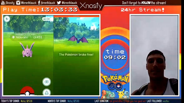 ポケモン24時間で100万EXP