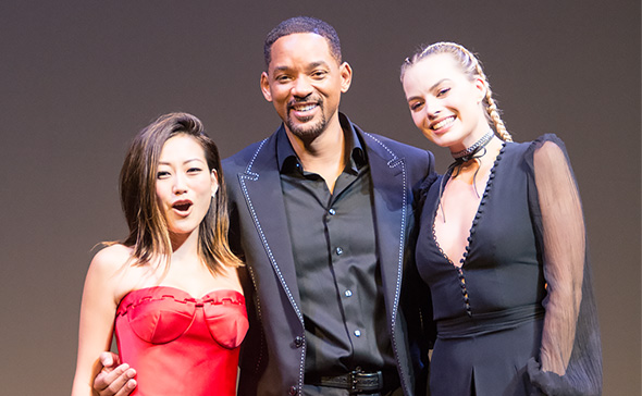ウィル・スミス、マーゴット・ロビー、福原かれん