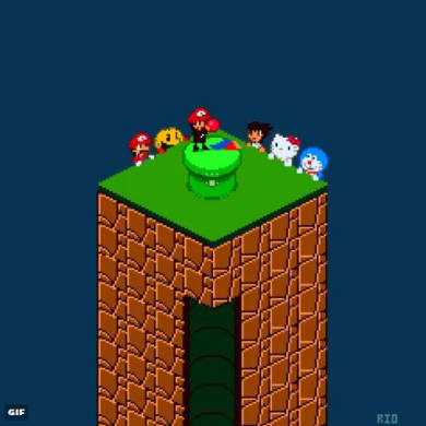 リオ五輪 ドット絵 動画 マリオ 安部マリオ 再現