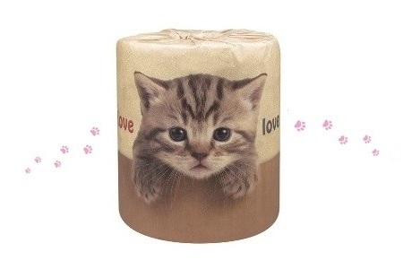 猫のトイレットペーパー