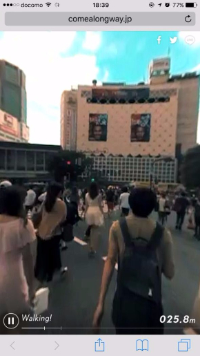 FlowBack ミュージックビデオ MV 歩きスマホ