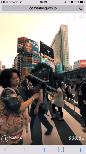 FlowBack ミュージックビデオ MV 歩きスマホ