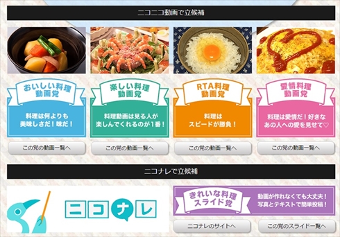 ニコニコ秋のコメ大統領選挙