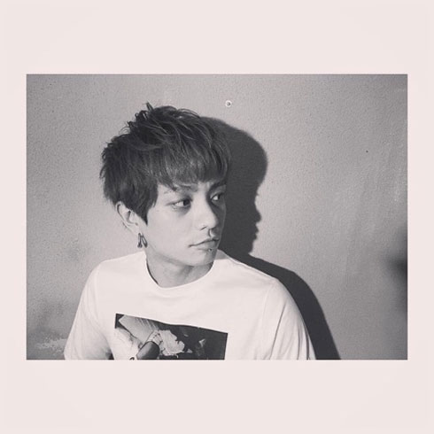 田中聖 前髪を下ろす