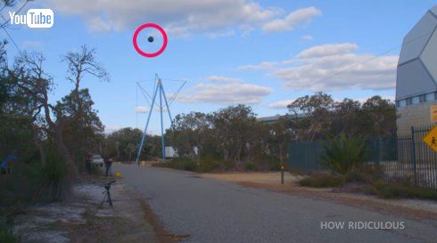 スイカ 落下 ラインエックス LINE-X 実験