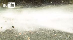 スイカ 落下 ラインエックス LINE-X 実験