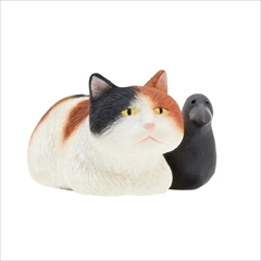 なかよし動物シリーズ　猫とカラス