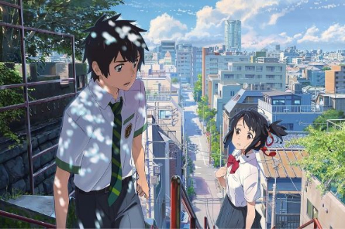 君の名は。 黒板アート 先生 美術