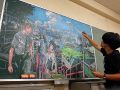 愛と表現力に感動……！　学校の先生が描いた「君の名は。」黒板アートが公式スタッフも驚くすごさ