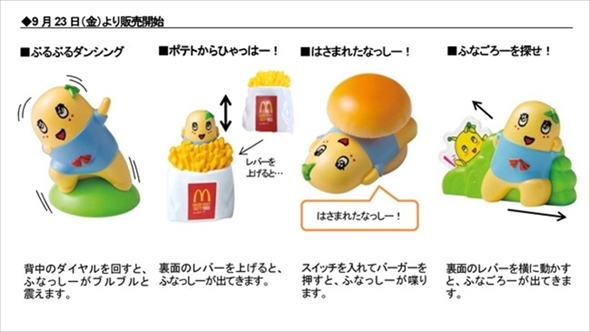 ハッピーセット　ふなっしー