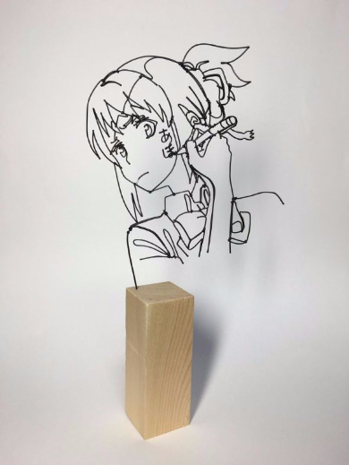 君の名は。 針金 アート 三葉