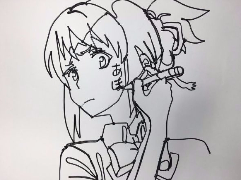 君の名は。 針金 アート 三葉