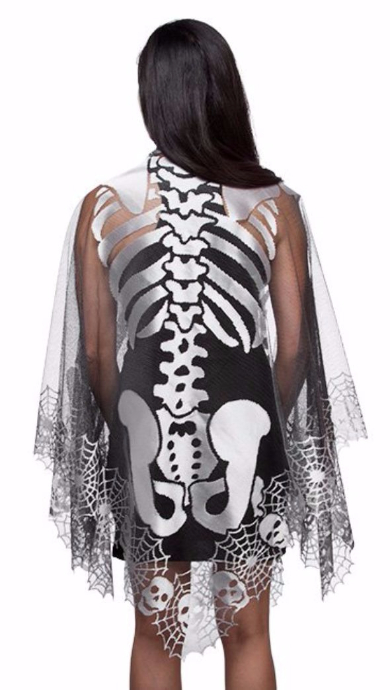 スケスケで丸見え 骨 衣装 ハロウィン