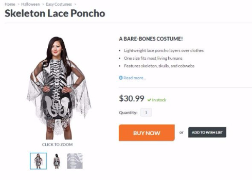 スケスケで丸見え 骨 衣装 ハロウィン