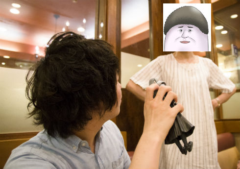 やしろあずき先生と母親